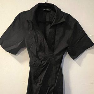 Zara Black Wrap Dress